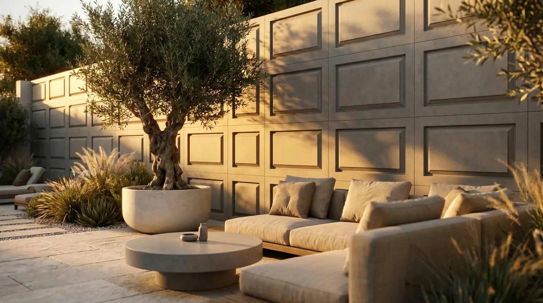 Stonova Concrete Frame Panel — duvar paneli uygulaması