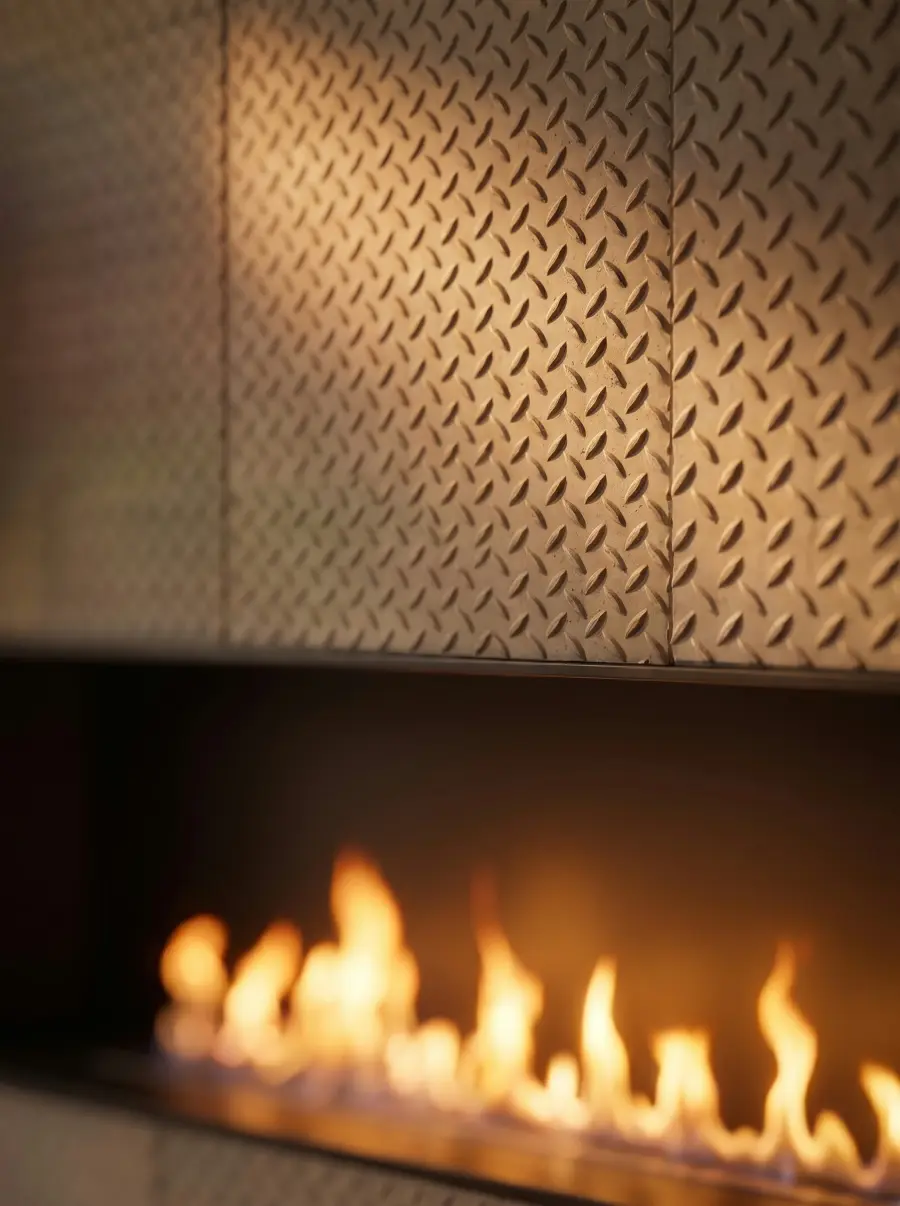 Diamond Plate panelin geometrik yüzey detayı